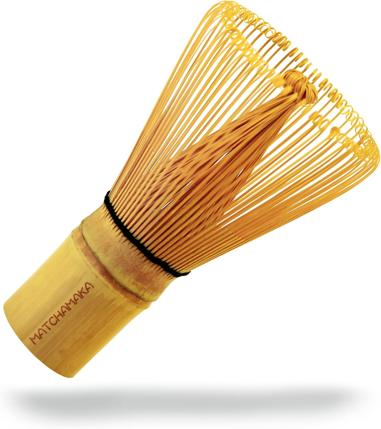 Premium Matcha Green Tea Whisk - 100 Prong - MATCHAMAKA Traditional Japanese Bamboo Matcha Whisk - Green Tea, Matcha Latte, Matcha Ceremonial Powder, Matcha Tea - The Perfect Matcha Ceremony Whisk