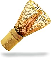 Vista 8 de Batidor de té verde matcha prémium – 100 puntas – MATCHAMAKA tradicional japonés de bambú matcha – té verde, leche matcha, polvo ceremonial matcha