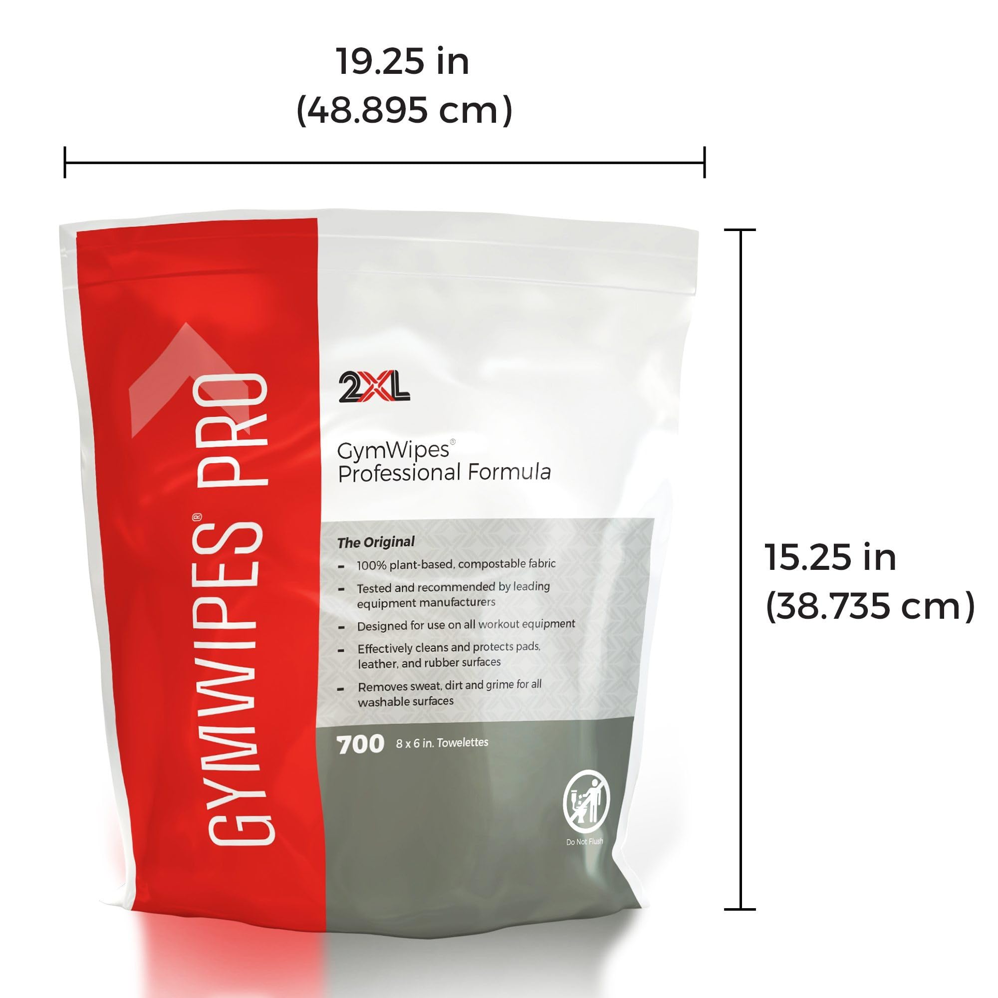 Amazon.com: 2XL GymWipes Professional Towelettes Bucket Refill