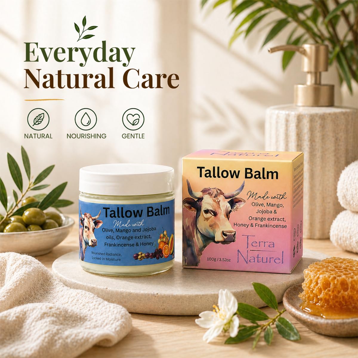 Tallow Balm for Natural Skin Hydration