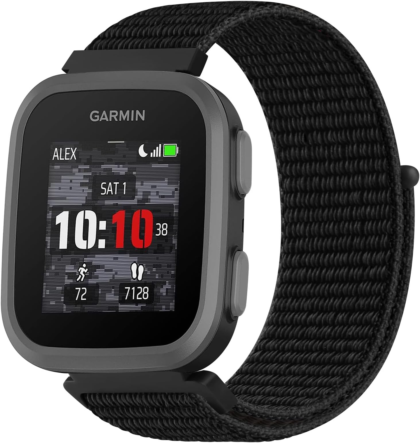 Nylon Band Compatible with Garmin Bounce Watch Bands, Soft Nylon Adjustable Sport Wristband for Garmin Bounce Smartwatch