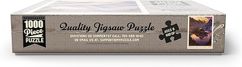 Miniatura 10 de MyPuzzle Crater Lake National Park Morning Glory, póster vintage, rompecabezas prémium de 1000 piezas para adultos