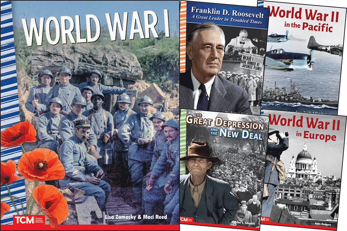 World War I & World War II - Children's World History 5 book Set ...