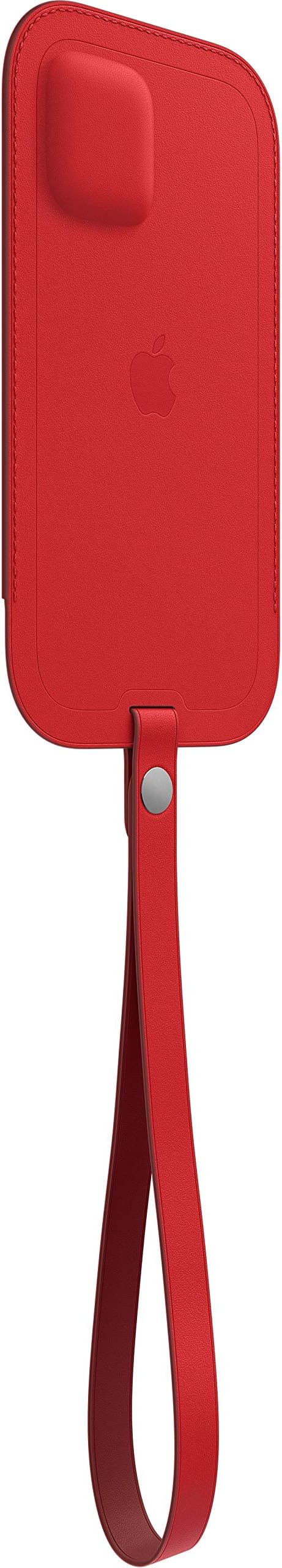 Apple iPhone 12 Pro Max için Magsafe Özellikli Deri Zarf Kılıf - (PRODUCT)RED