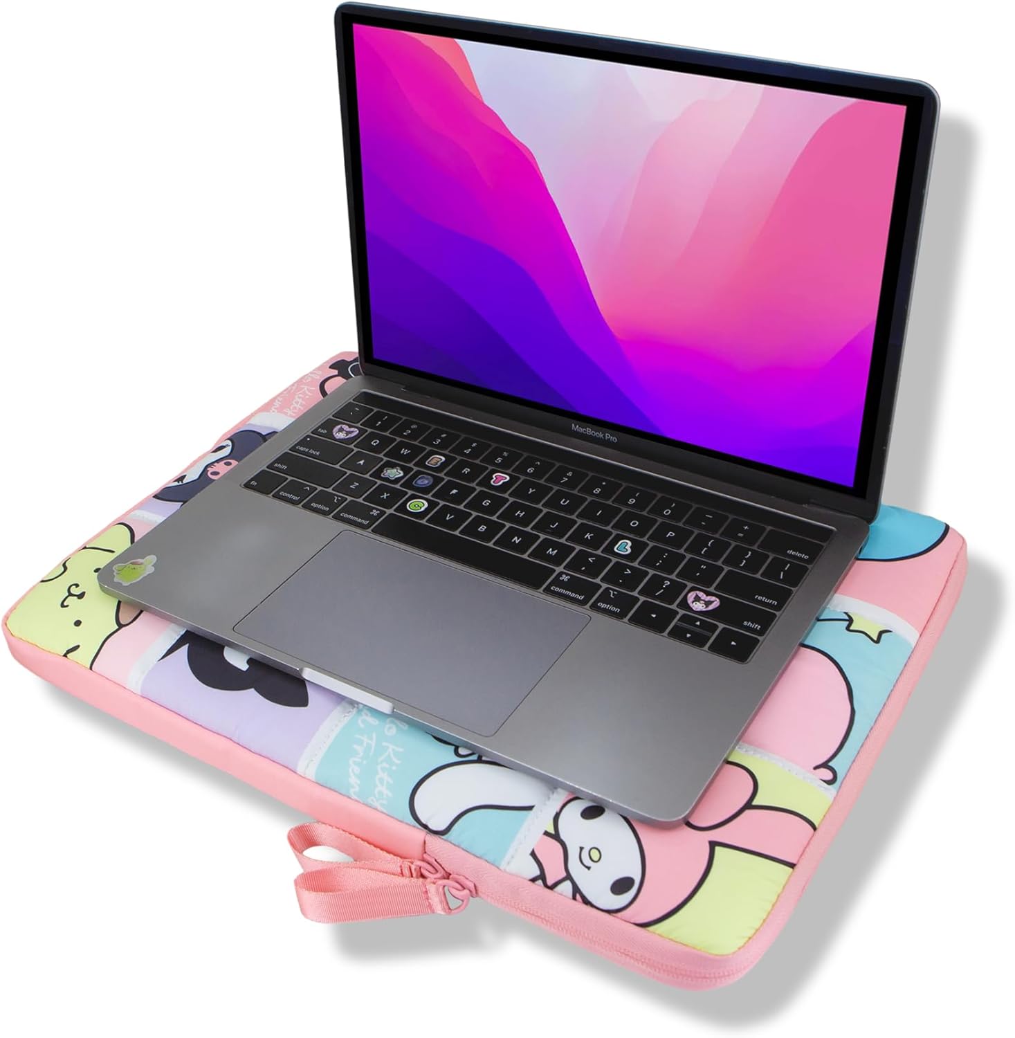 Sonix x Sanrio | Puffy Laptop Sleeve | 15-16 Inch, Quilted Pillow Puffer Laptop Carrying Case, Computer Sleeve | Hello Kitty Grid - Image 2