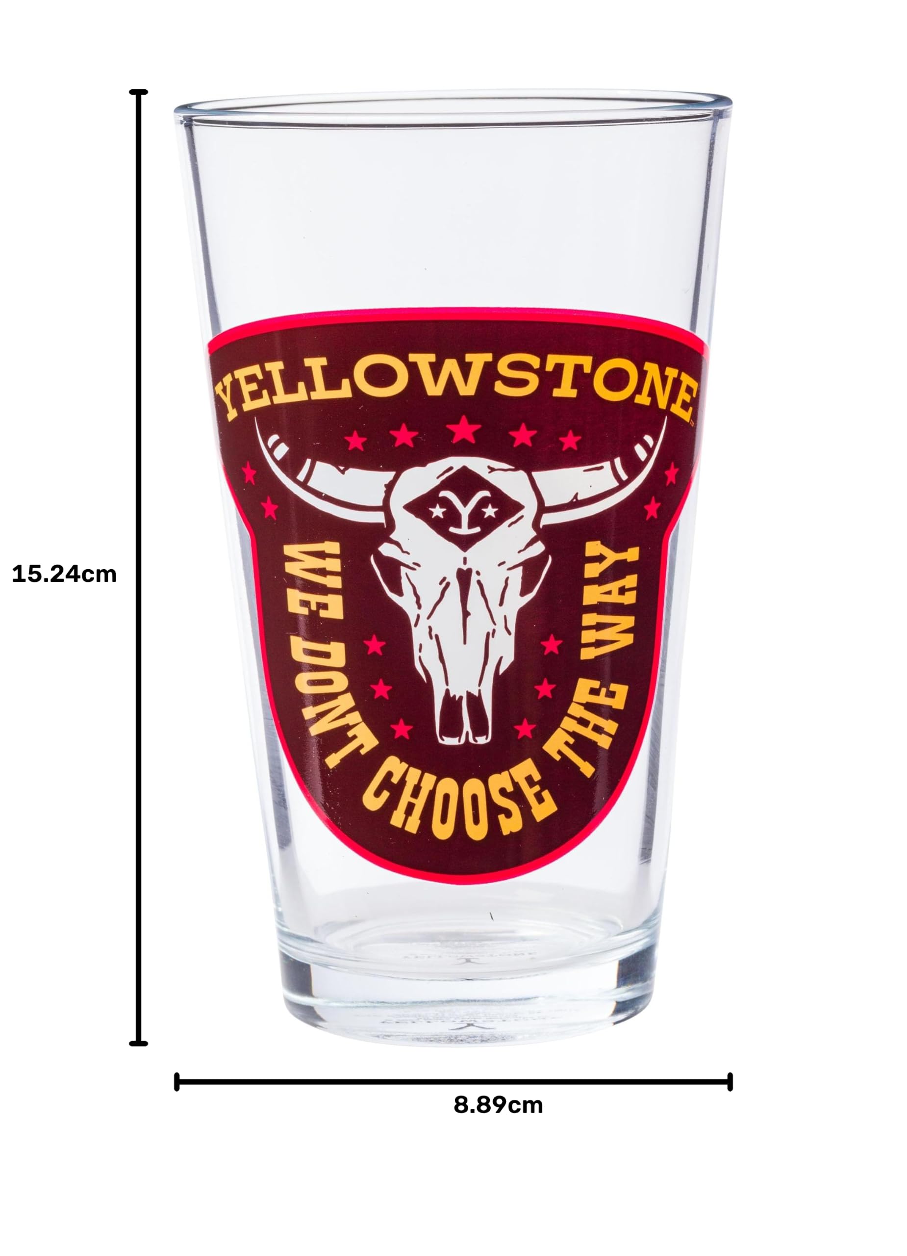 Yellowstone Dutton Ranch Pint Glasses - 4 Pack -11 Yellowstone Dutton Ranch Pint Glasses - 4 Pack -11
