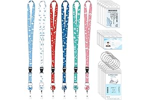 6-Pack Cruise Lanyards for Key Cards & Essentials: Ultimate Cruise Companion
