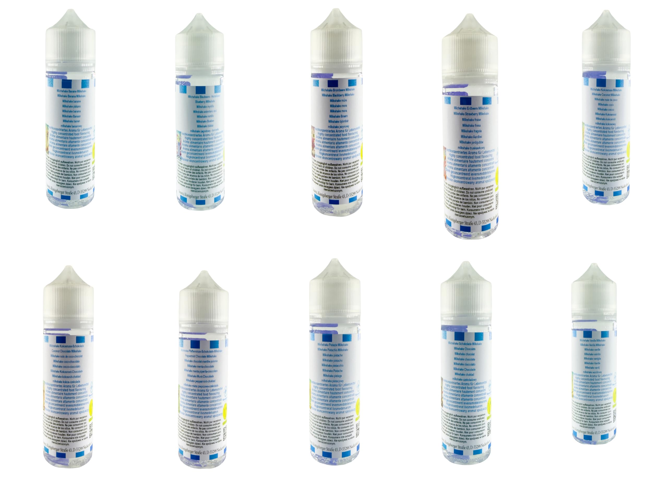 Creamshake Edition - Kolekcja Sasami Signature - Zestaw 10 x 10ml koncentratów aromatów - Wegańskie