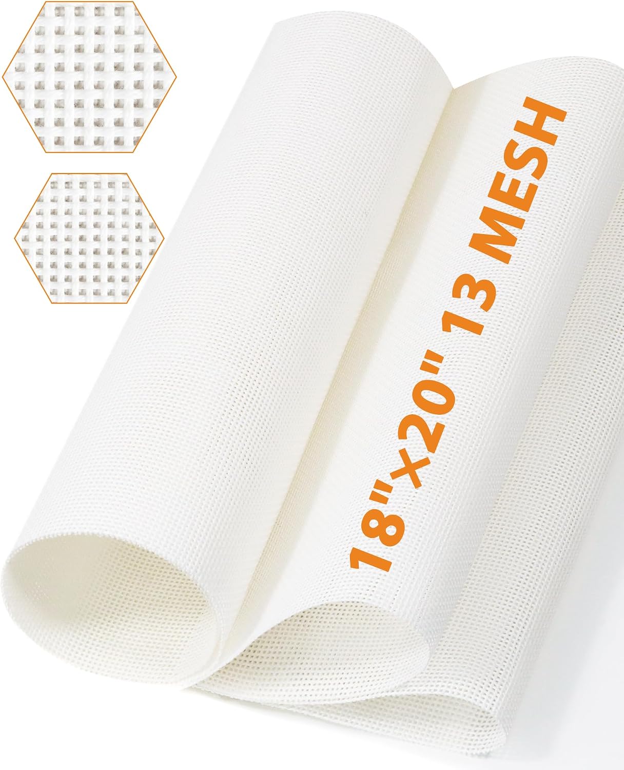FIVEIZERO 18 Mesh Needlepoint Canvas, 20"x18" Blank Canvas Embroidery