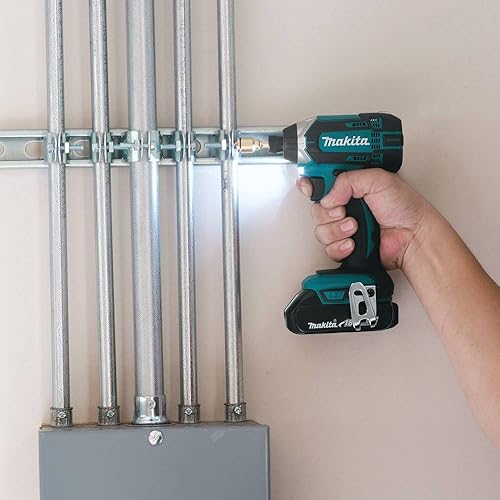 Miniatura 2 de Makita XDT11R - Kit de destornillador de impacto inalámbrico compacto de iones de litio de 18 V, color verde azulado,