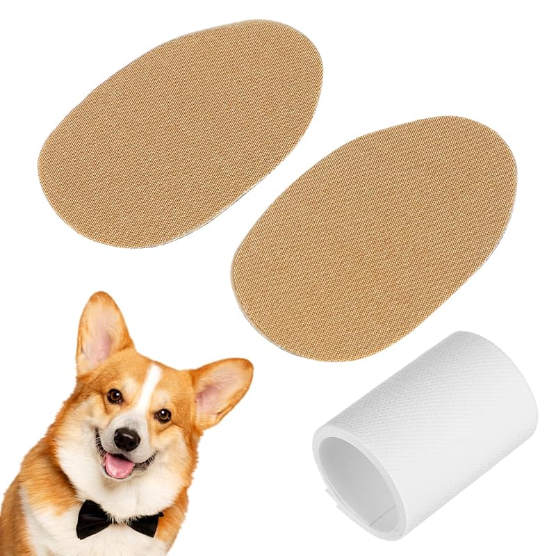 Kit de Suporte para Orelhas de Cães SUPVOX com Fita e Adesivos, Ajustável — 1 par