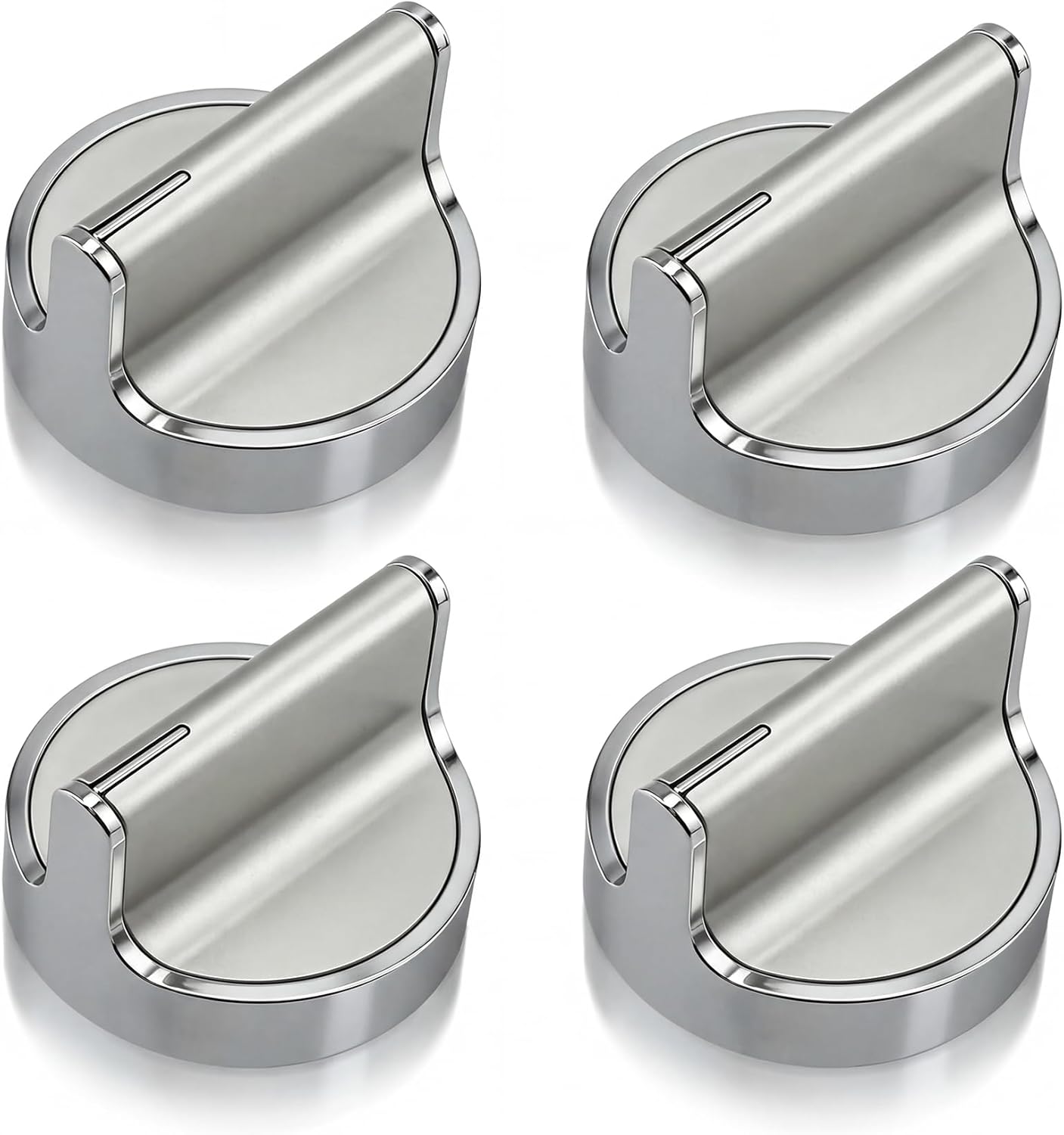 W10854249 W10676227 Range Knobs 4 Pack Compatible with Whirlpool WFE540H0ES0 WFE540H0ES1 WFE540H0ES2 WFE715H0EH0 WFE715H0ES0 etc. (OEM) W10854249 Control Knobs Replace W10676227. -1 Year
