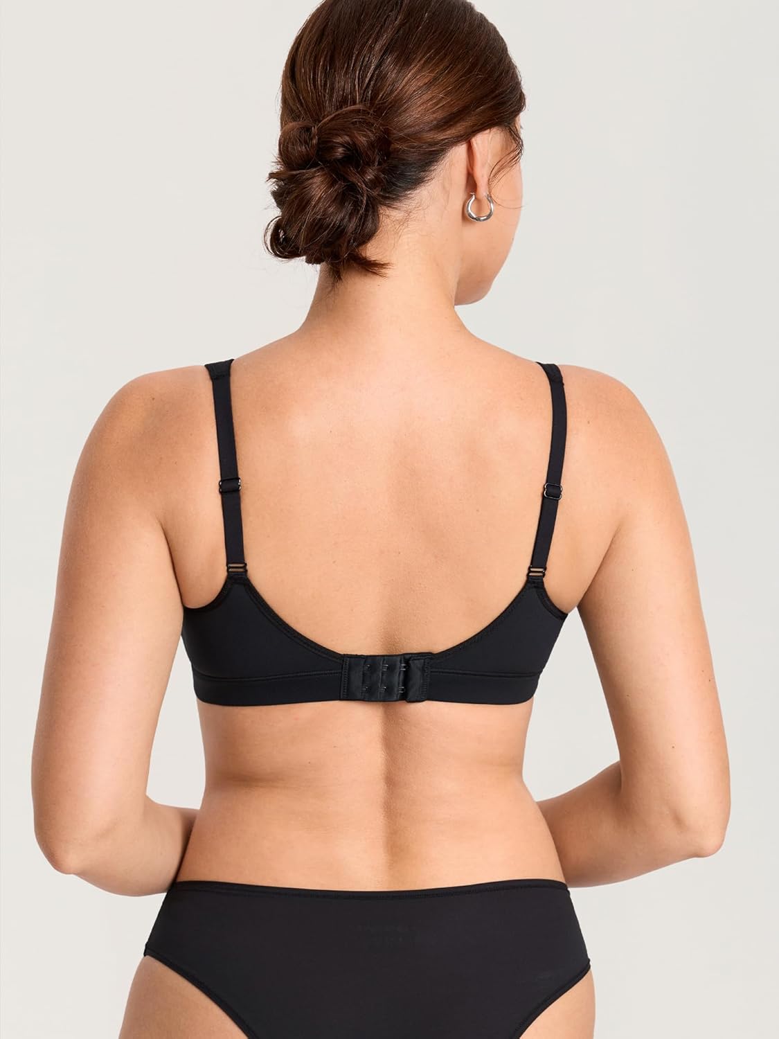 MOMANDA Hands Free Pumping Bra for Breastfeeding Wireless Sports Pumping and Nursing Bra in One with Wide Velcro Straps - Image 3