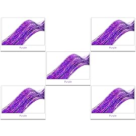 Hair Tinsel Kit with Tools and Instruction Easy to Use 1000 Strands 47 Inches Glitter Tinsel Hair Extensions for Women and Girls, Sparkling Shinny Fairy Hair Accessories for Christmas New Year Halloween Cosplay Party (Purple)