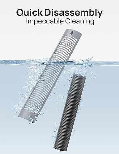 Miniatura 6 de Dreo - Ventilador de torre para dormitorio, ventilador de piso DC actualizado de 9 velocidades ultrasilencioso, ventiladores oscilantes de 90° para