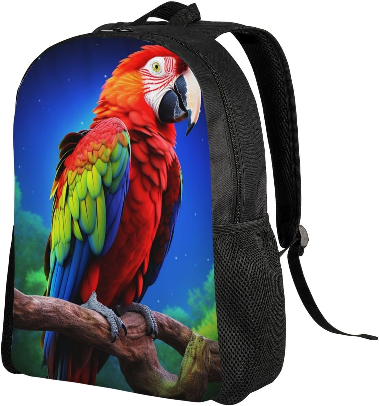 Parrot Cute Backpack Waterproof Lightweight Laptop Backpack Shoulder Bag Casual Daypack For Women Men image 2