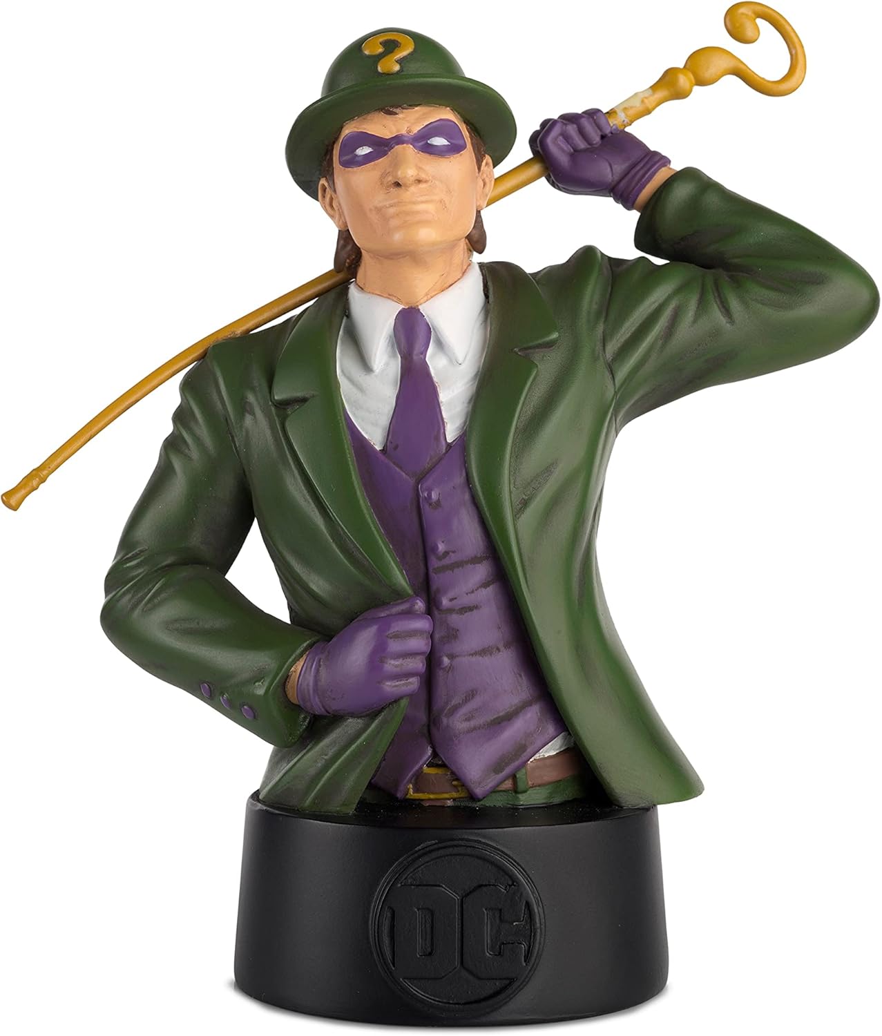 Eaglemoss DC Batman Universe Collector's Busts: #11 The Riddler Collector's Bust Toy, 5", Multicolor