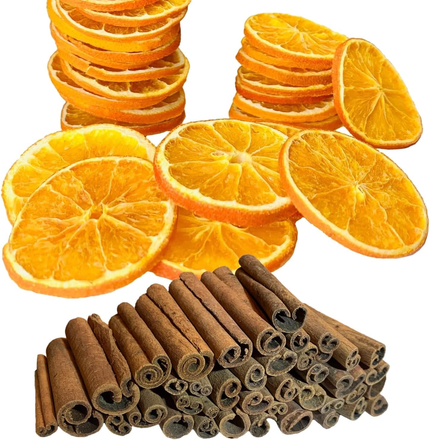 Kit Déco De Noël Naturel – 30 Tranches D'orange Séchée, 20 Bâtons De Cannelle, 10 Anis étoilé, 5m Corde Jute – DIY Couronne, Table