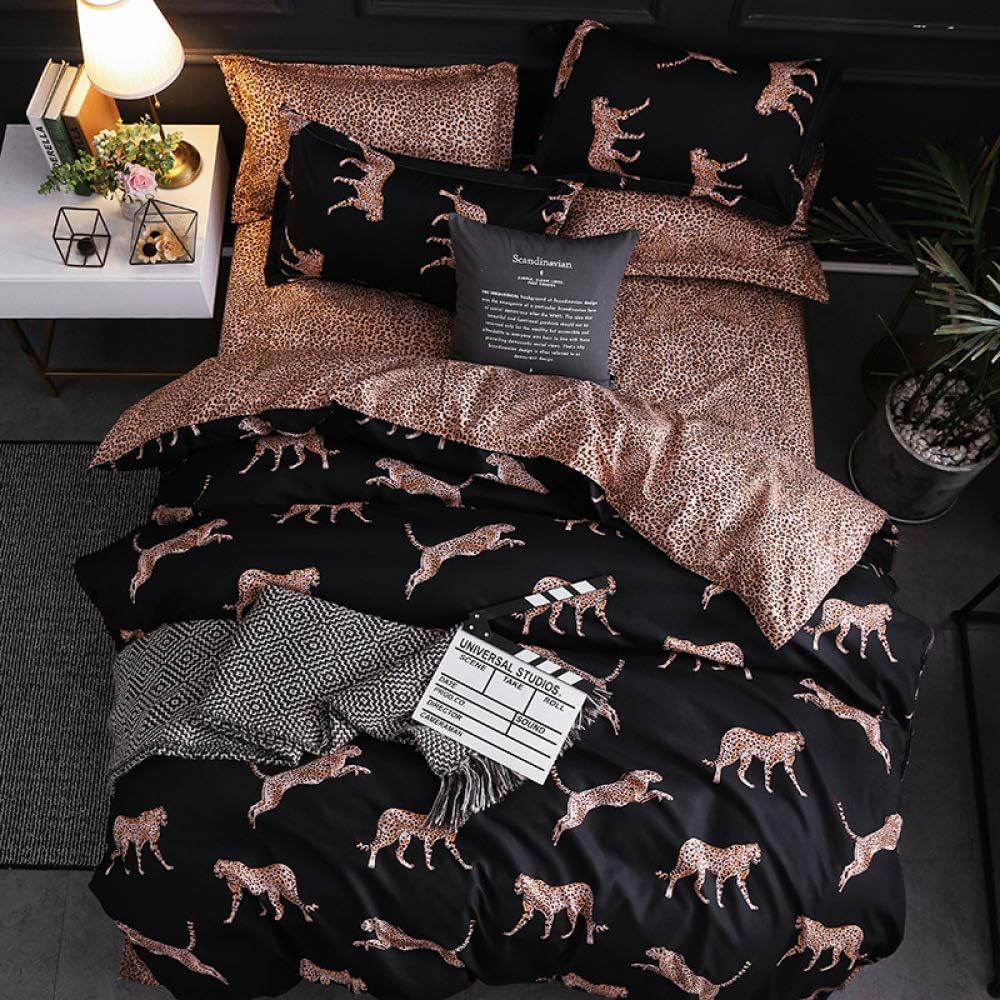 CZHJG Home Textile Three-Piece Bedding Quilt Cover Pillowcase Quilt Cover220*240Cm