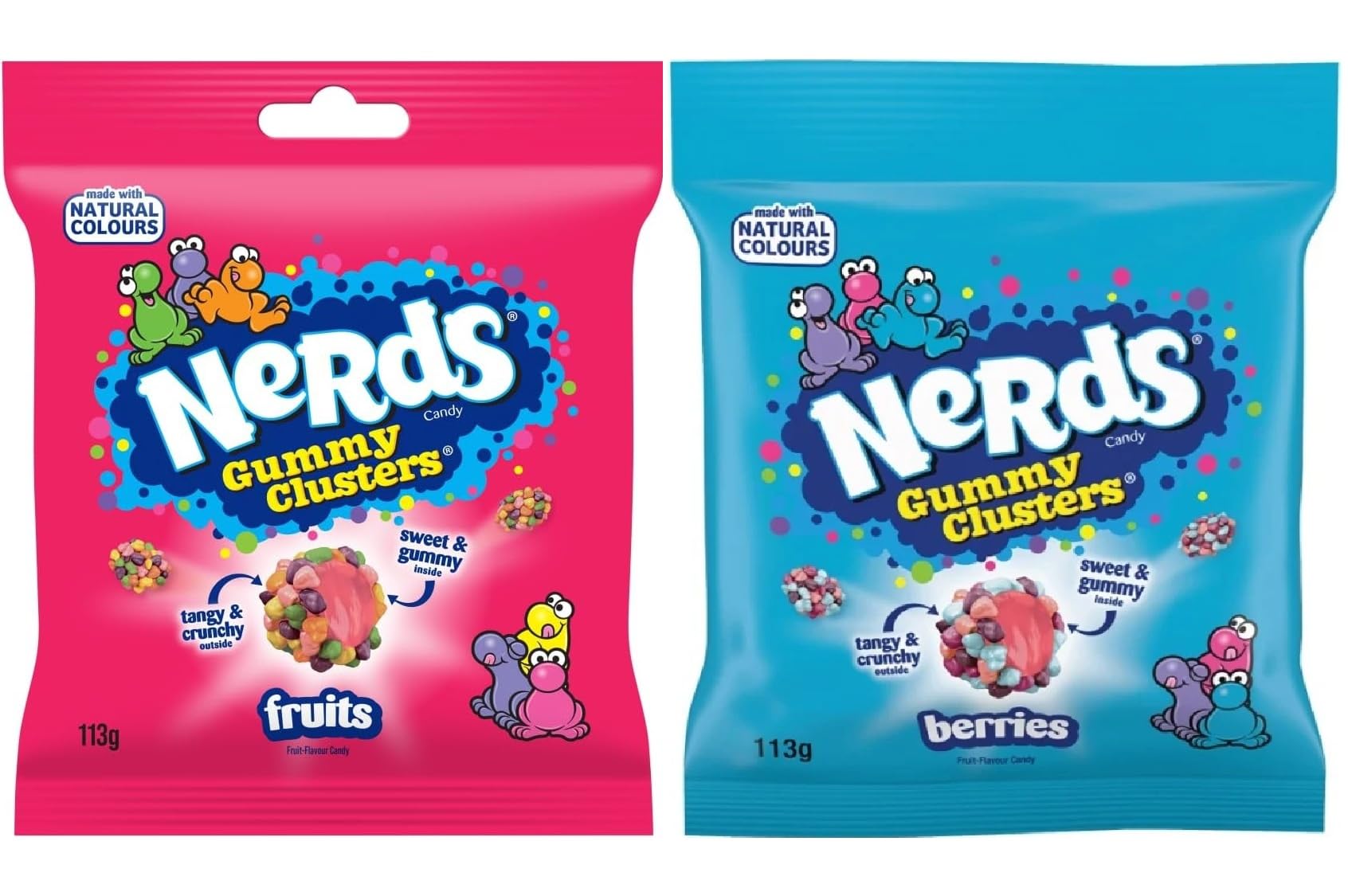 Nerds Gummy Clusters Mix XXL 113 g cada uno 226 g