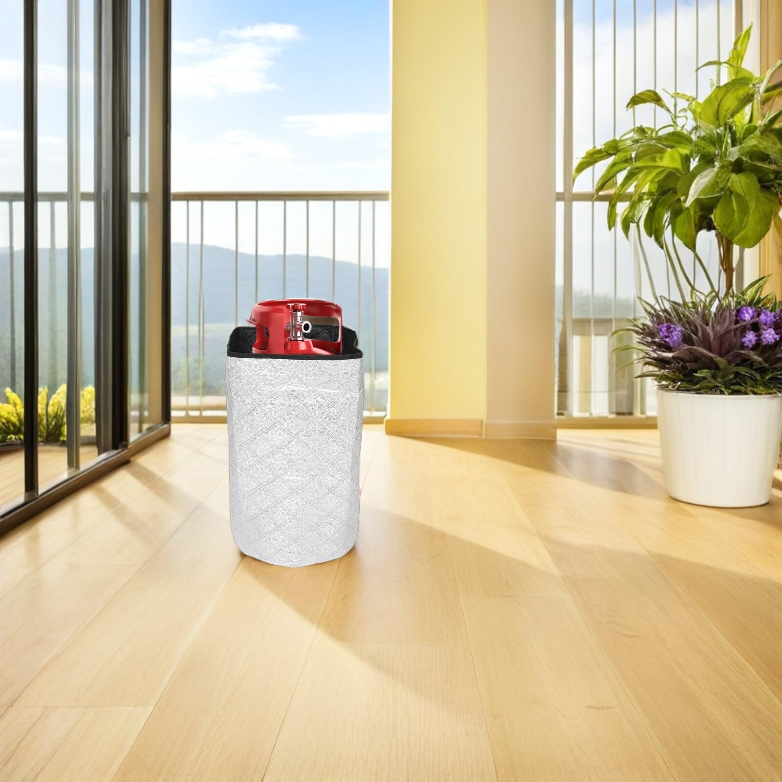 YARNOW Copertura Isolante per Bombola di Gas 15 Kg, Borsa Protettiva Oxford, Campeggio Esterno