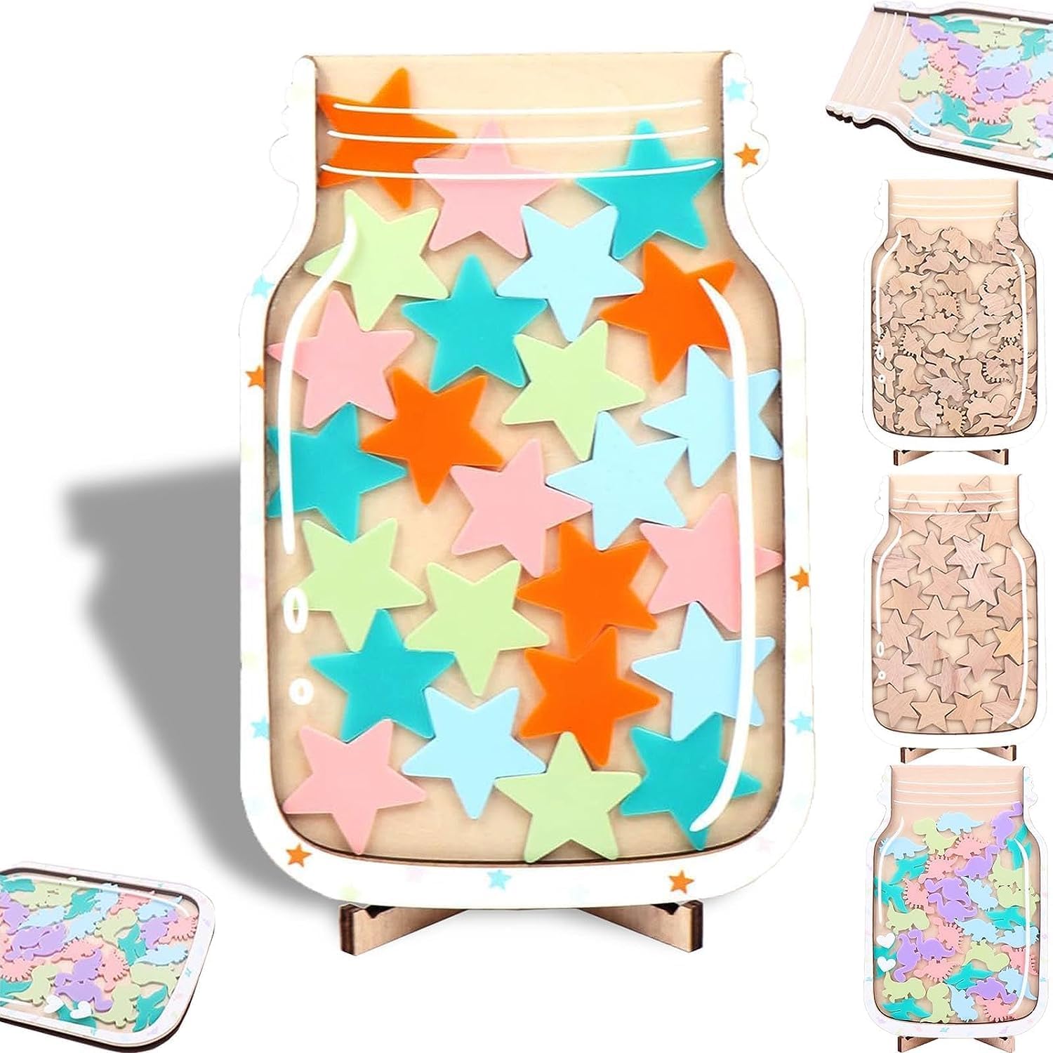 Personalized Reward Jar, Personalized Star Reward Jar for