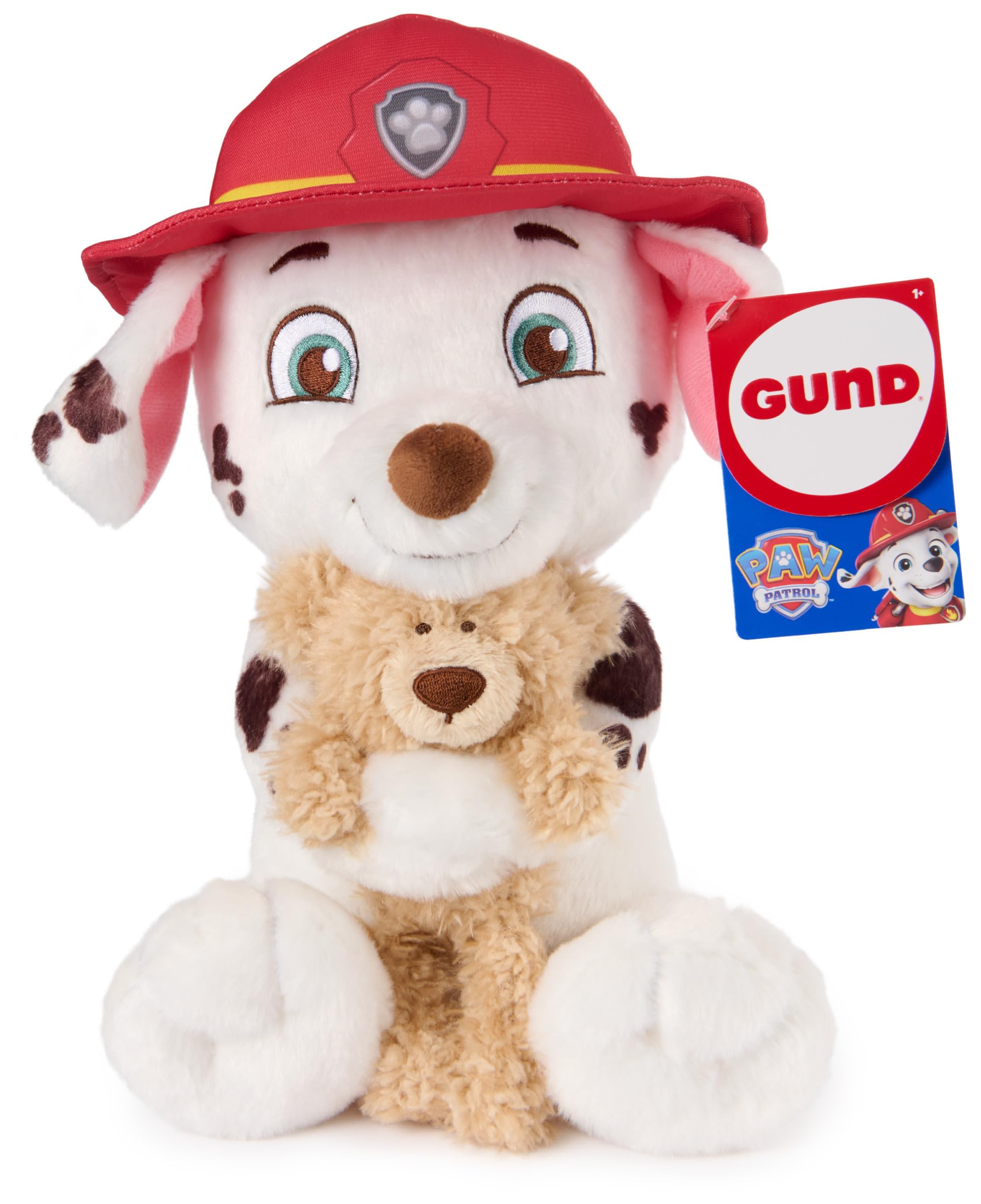 Paw Patrol GUND Marshall with Toothpick Teddy Bear, Official Marshall Plush Toy, Dog Stuffed Animal for Ages 1 and Up, 24 cm