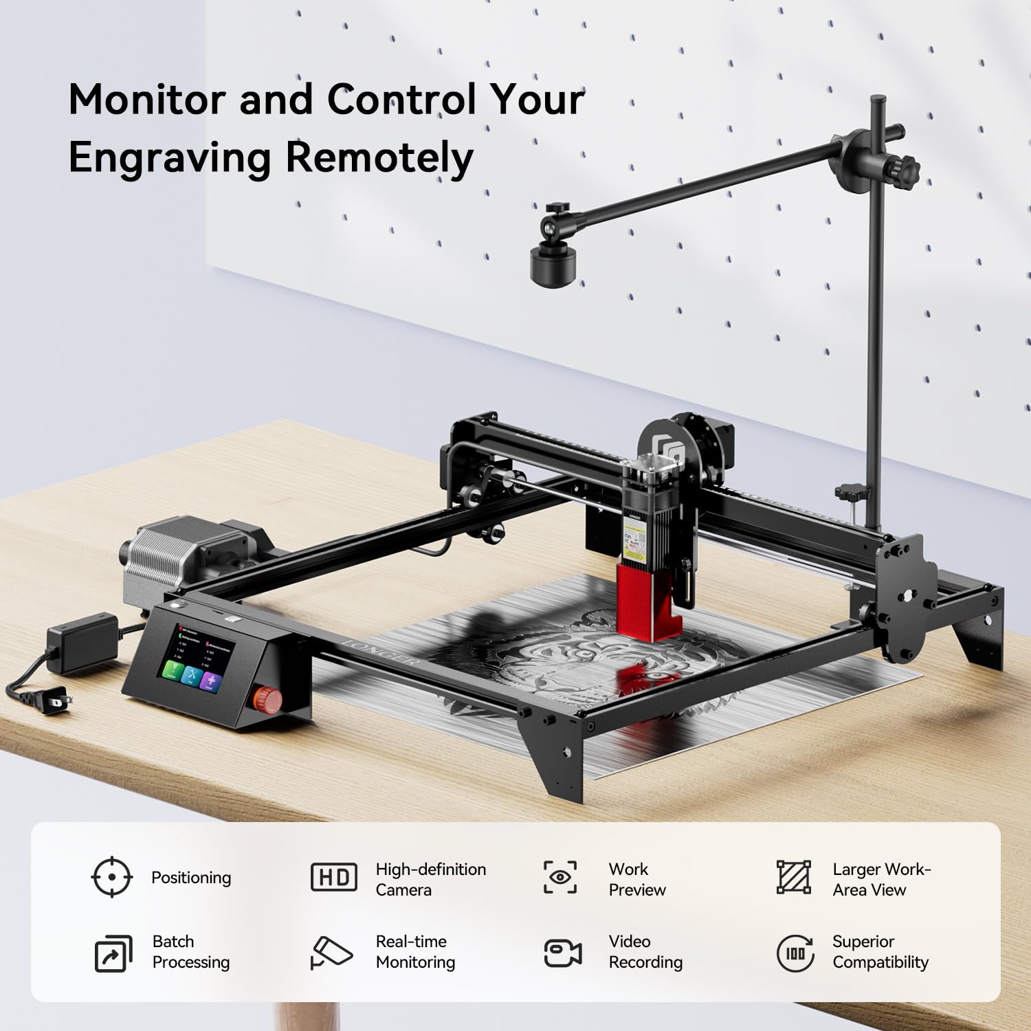 LONGER Air Assist Kit Für Ray5 Laser - Luftpumpe Gegen Rauch Und Staub