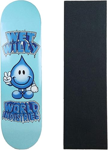 World Industries Tabla de patineta Ice Cold Wet Willy 8.25" con agarre