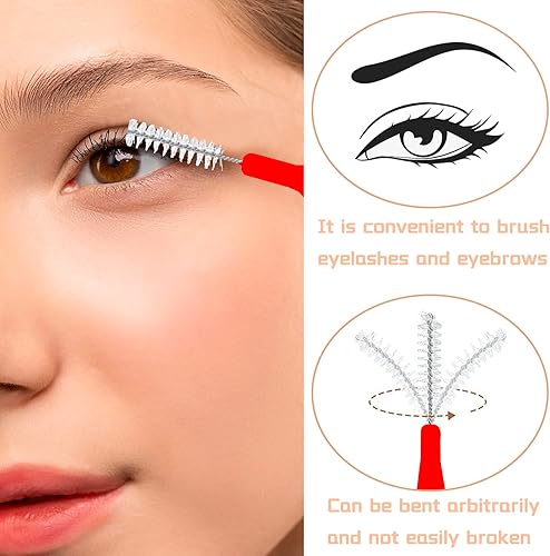 Miniatura 6 de GOUWEIBA 100 piezas de cepillo interdental desechable, palillo de dientes, cabezal de hilo dental dental, higiene dental oral, hilo dental, higiene