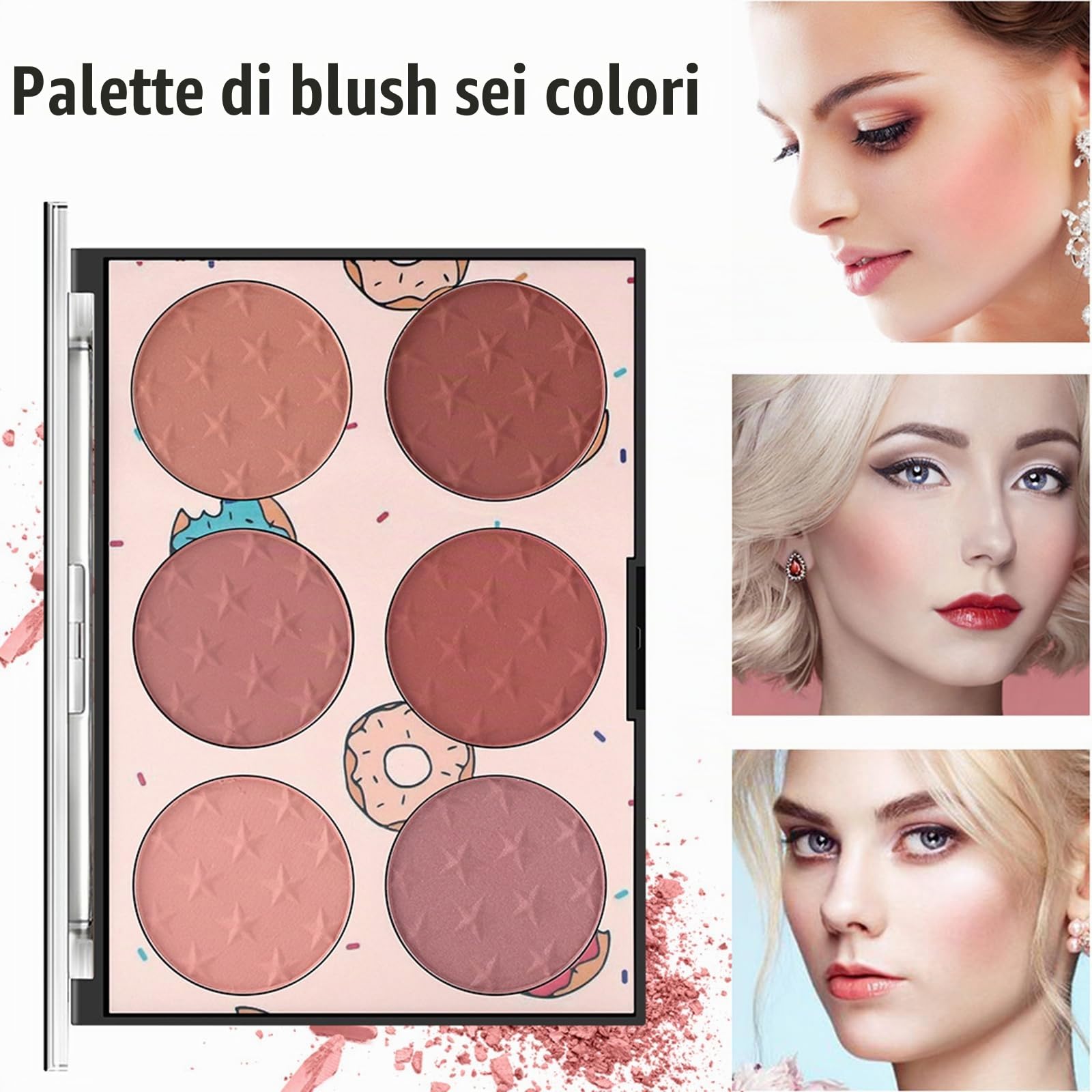 Joyeee Set di Trucchi Completo, Kit trucchi Donna Adolescenti Ragazza, Make up Set Regalo con Palette di ombretti Rossetto Mascara Blush Fondotinta Eyeliner Pennello
