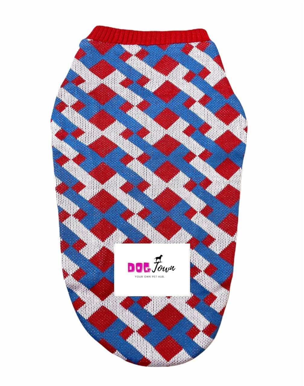 DOGTOWN Core Round Neck Round Dog Sweater | Year-Round Sweater for Dogs | Dog Fleece Vest | Pet Jacket | Fleece Lining | Lightweight | Stretchable Neck| Color Red (M 18" INCH) (B09MW55K7Z) Amazon Price History, Amazon Price Tracker