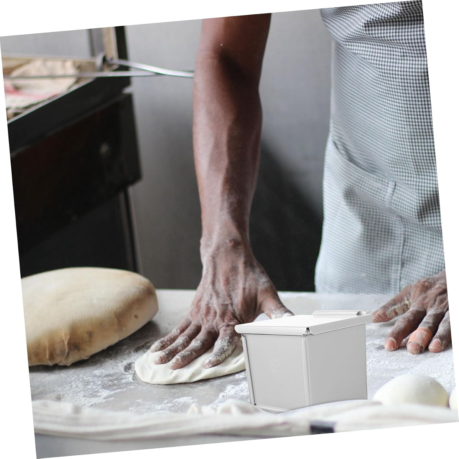 Bread Box Lid Toast Baking Mould Aluminum Alloy Easy Cleaning Creative Toast Box Kitchen Baking Tool