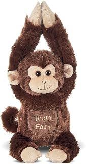 Bearington Lil’ Swings The Tooth Fairy Monkey Plush, 12 Inch Monkey Stuffed Animal