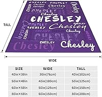 Vista 39 de Personalized Blanket for Kids Baby Adults Custom Name Blankets for Girls Boys Customized Blanket with Name Gift for Christmas Birthday