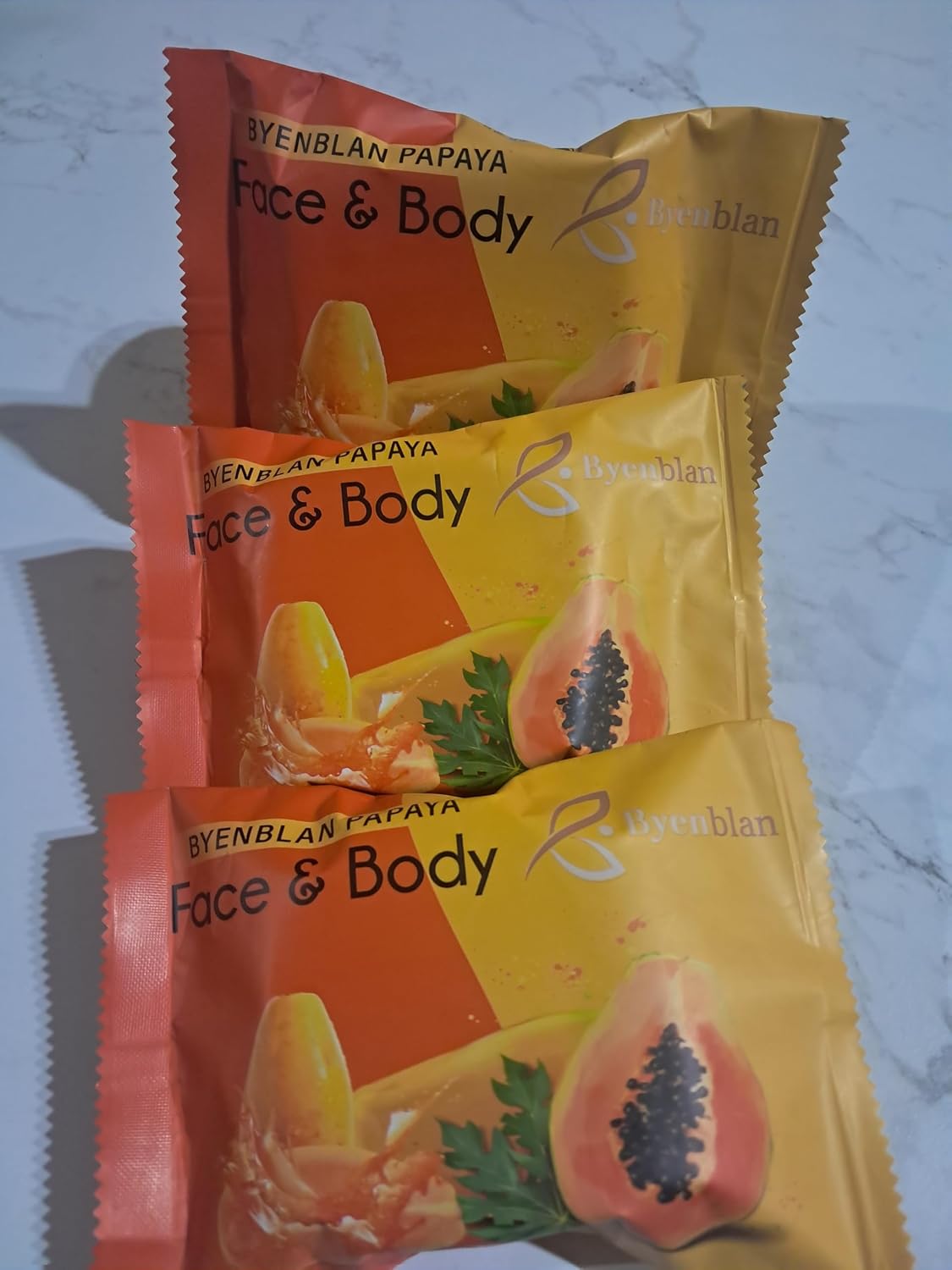 Byenblan LLC Papaya Fruity Skin Whitener - Pack of 3