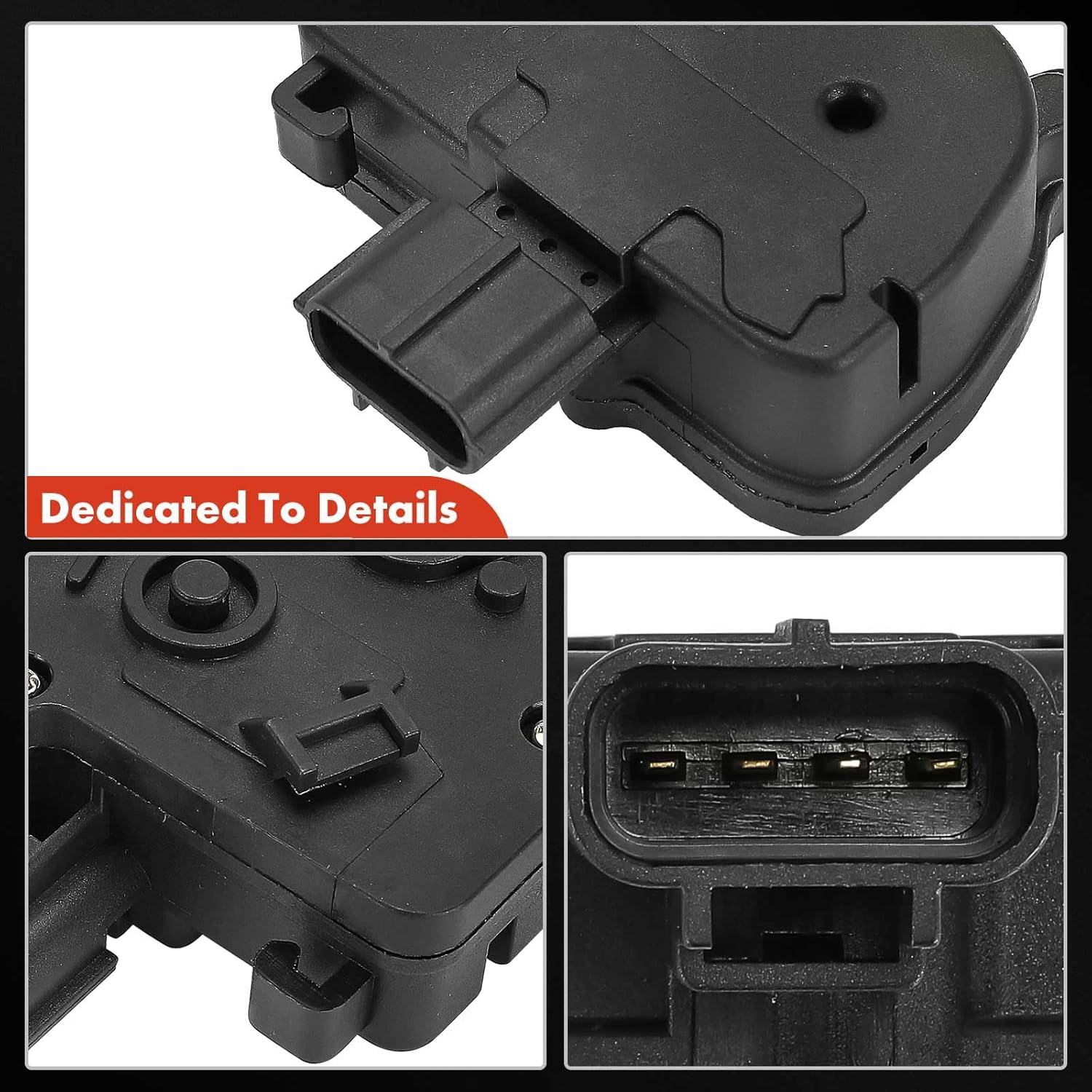 A-Premium Left Driver Side Sliding Door Lock Latch Actuator Compatible with Chrysler Pacifica 2017-2024, Voyager 2020-2024, with Sliding Door
