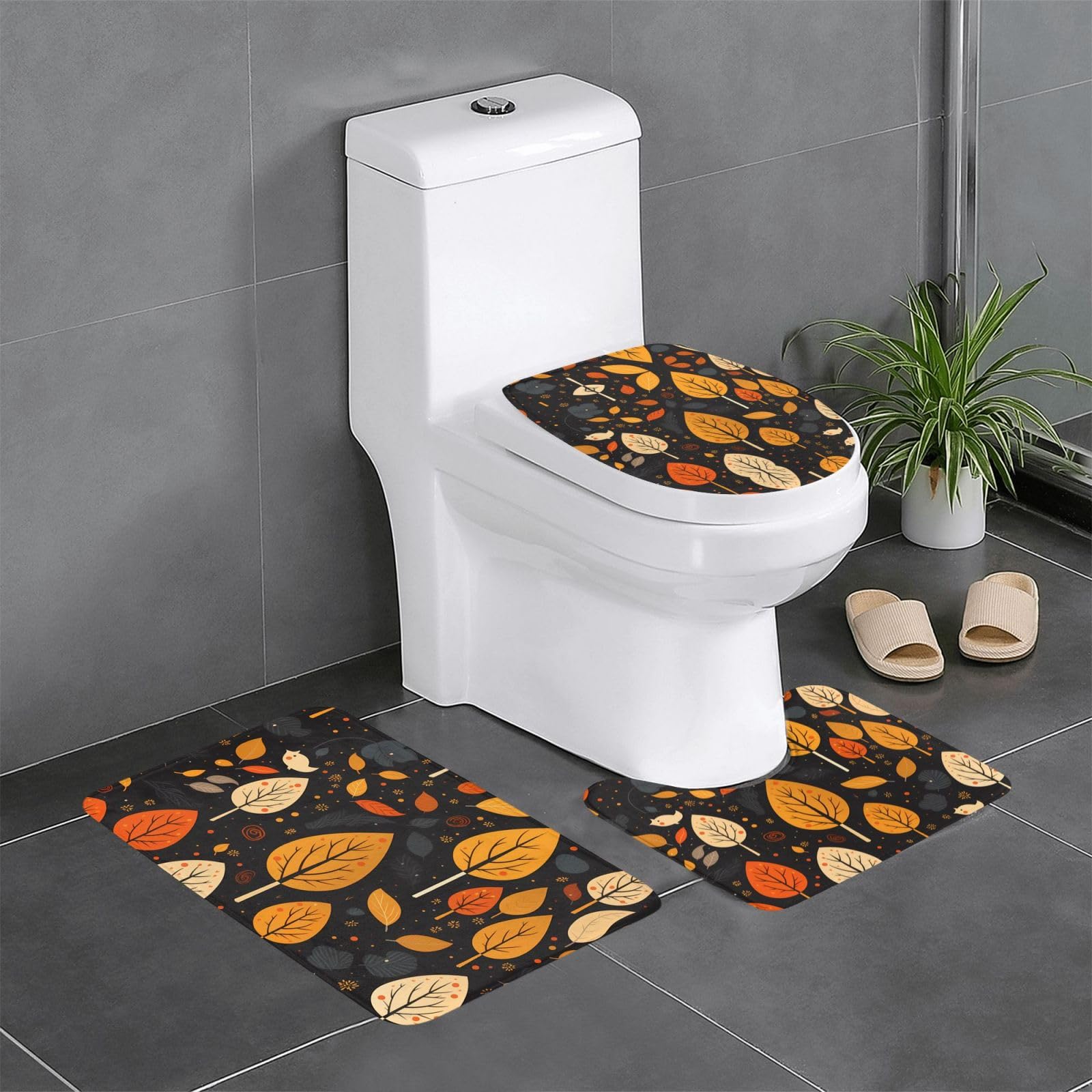 Tapis de salle de bain antidérapant pour sécuriser les toilettes et lavabo
