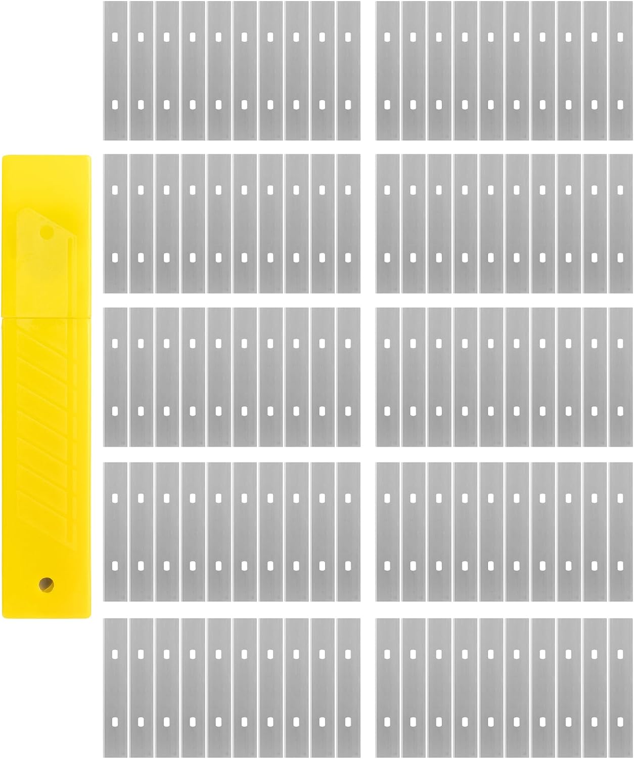 Bates- Replacement Scraper Blades, 4 Inch, 100 pcs, Scraper Blades, Floor Scrapper Blade, Replacement Razor Blades, Carbon Steel Razor Blades, Paint Scraper Blades, 4 Inch Scraper Blades
