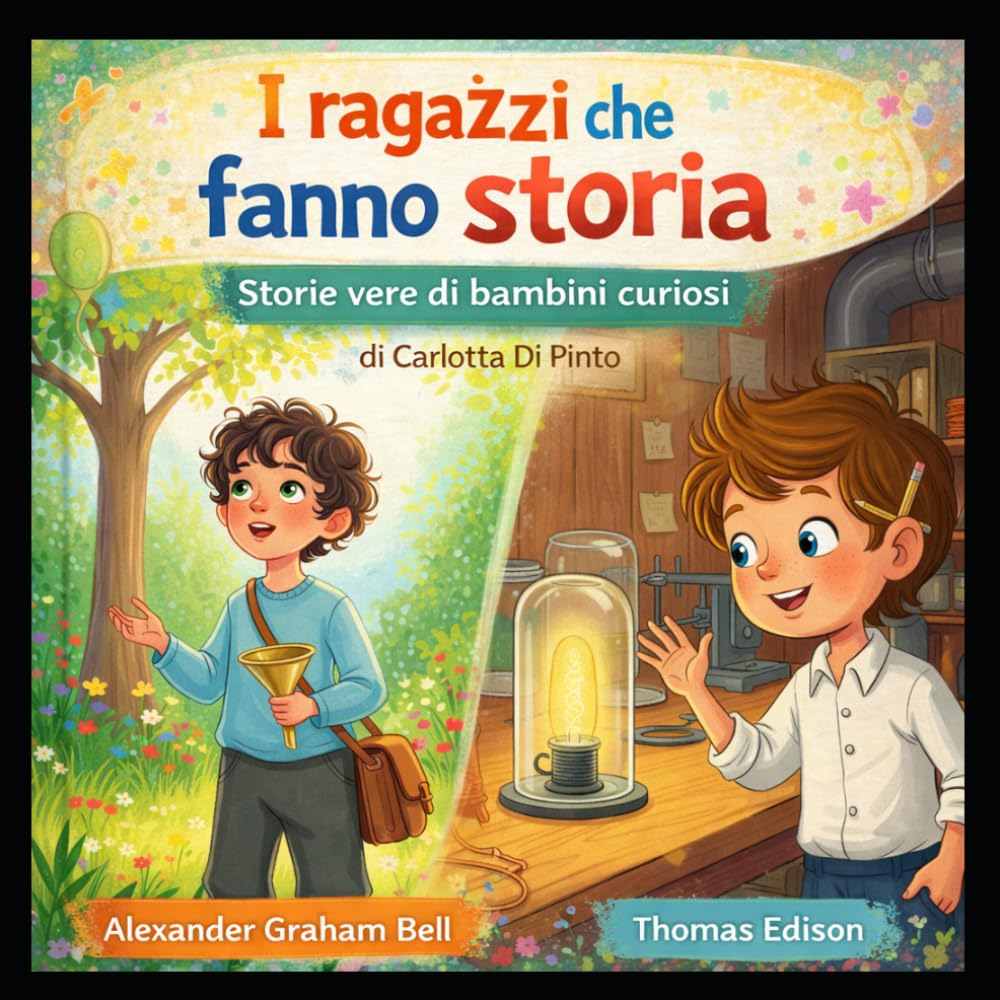 Alexander Graham Bell e Thomas Edison: Storie vere di bambini curiosi