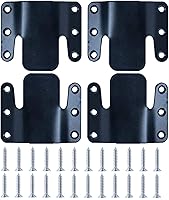 Vista 8 de LazyMe Sofá modular universal entrelazado, conectores de sofá seccionales, soporte de conector de sofá con herrajes, 4 juegos, 8 piezas 8 unidades.