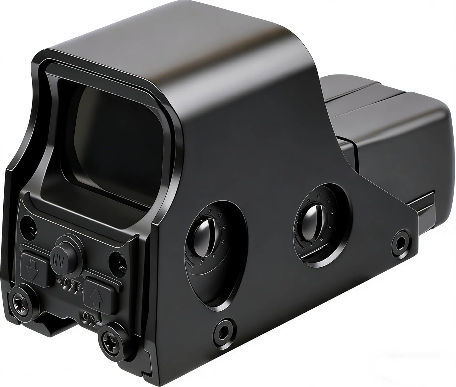 551 Holographic Bright Green & Red Dot Sight Metal Frame Shockproof Weatherproof 10 Brightness Levels