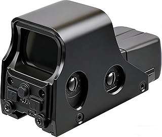 551 Holographic Bright Green & Red Dot Sight Metal Frame Shockproof Weatherproof 10 Brightness Levels