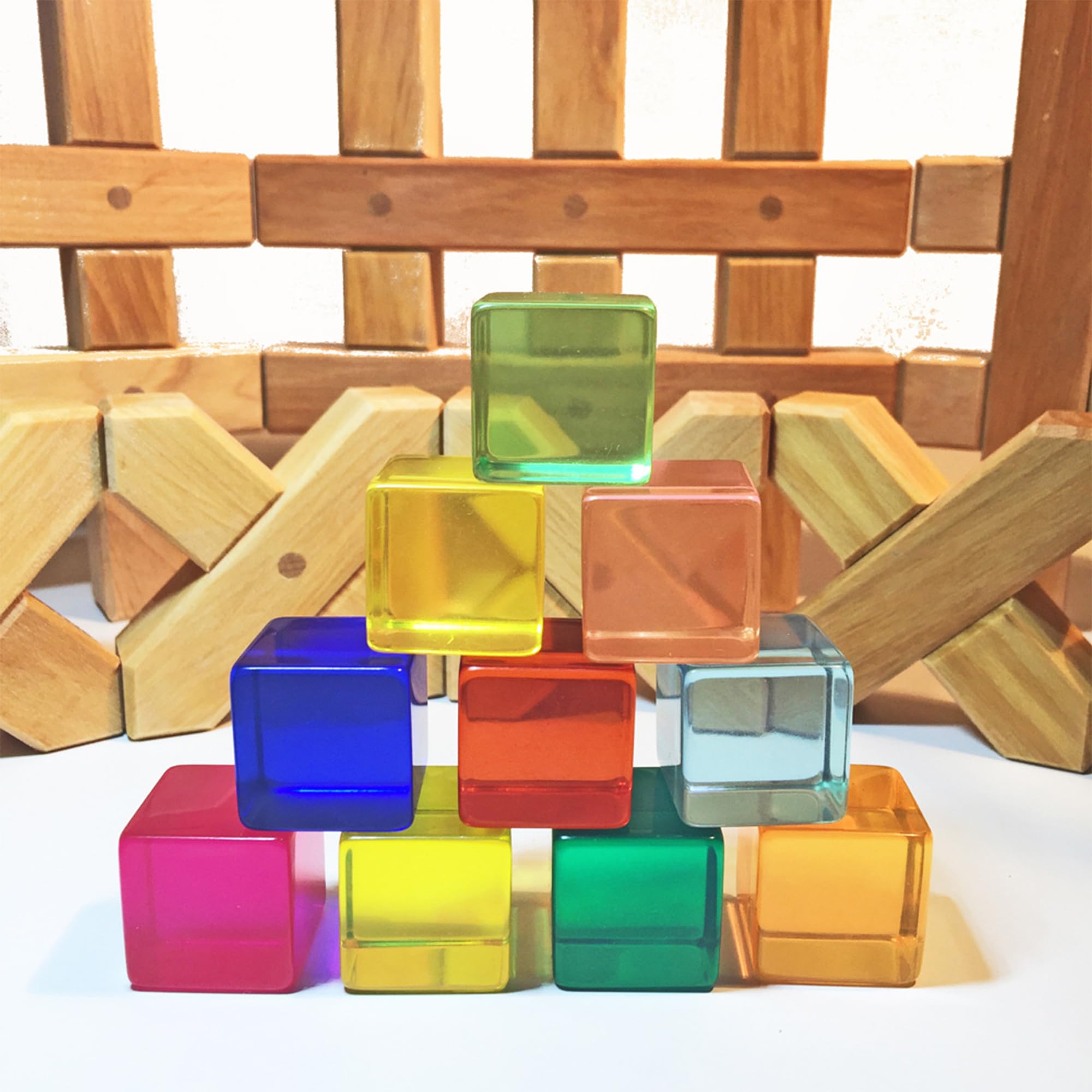 Set di blocchi sensoriali in legno con diversi ripieni - 15 pezzi | GIOCATTOLI E GIOCHI  Apprendimento e sviluppo del bambino  Giocattoli educativi GIOCATTOLI E GIOCHI  Per i più