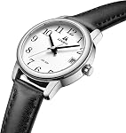 Ladies Watches, Analog Quartz Watches for Women, Waterproof Women's Wrist Watches with Leather Strap