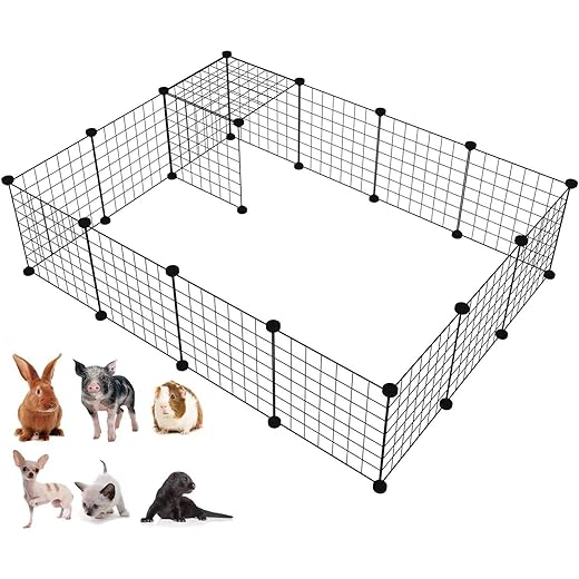 SEVVY Mesh Pet Cage 16 Panels