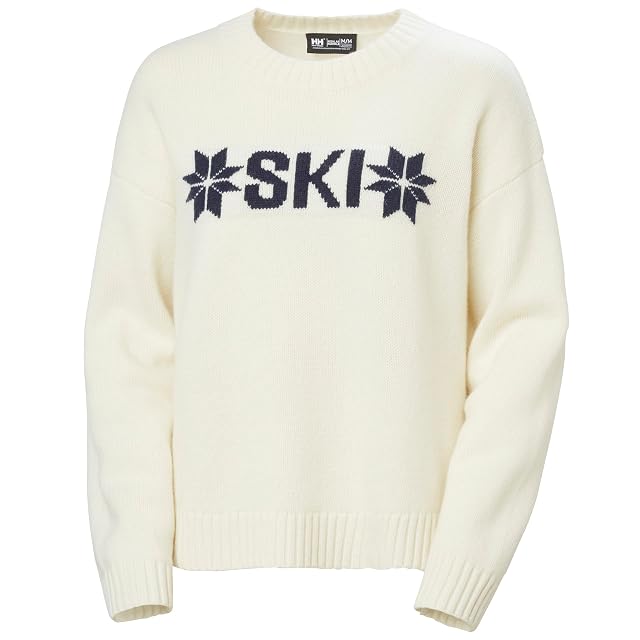 Helly-Hansen Bliss Ski Knit Sweater - Womens Stylish Warm Long Sleeve Pullover for Winter Sports Casual Wear