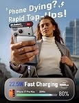 LISEN Portable Charger for iPhone, All-Metal Battery Pack Power Bank 10000mAh Compact Size, USB-C Power Bank, CCC-Certified Fast Charging for iPhone 17 16 15 Pro Max Air