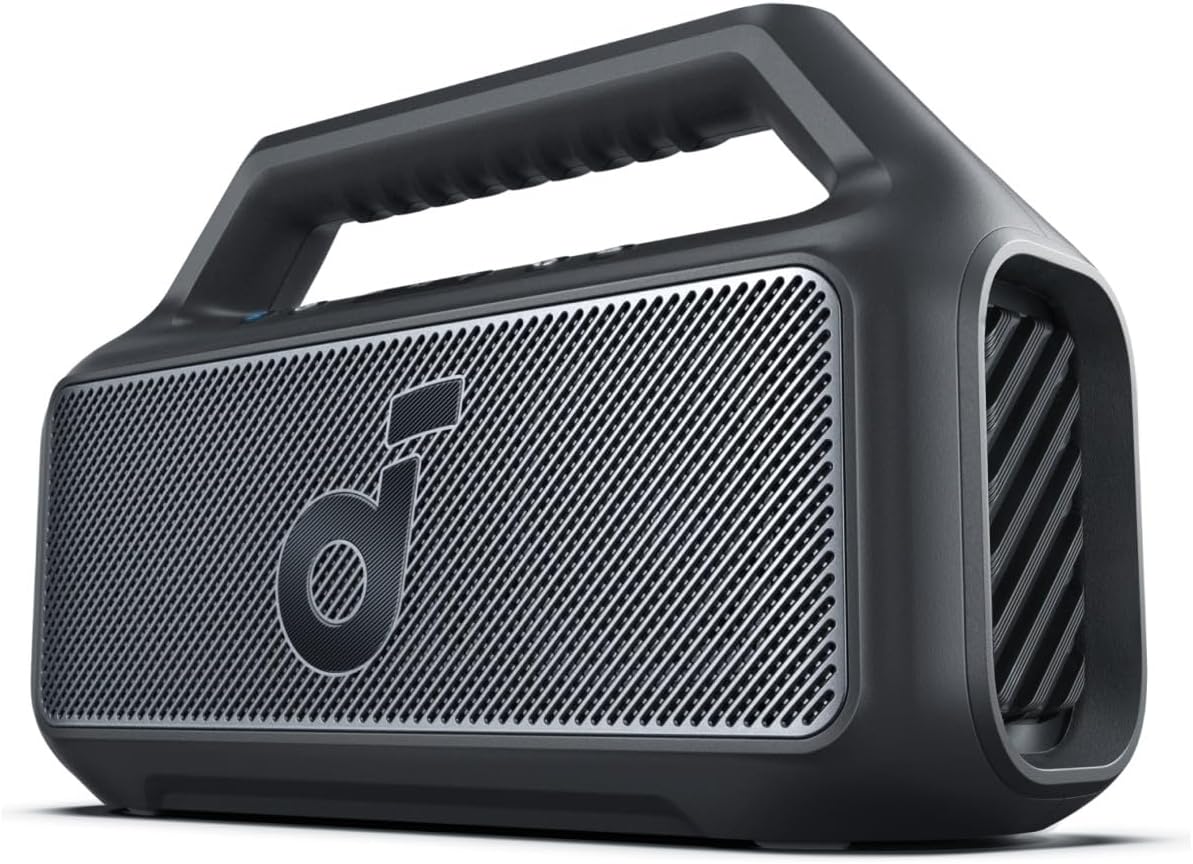 Soundcore Boom 2 SE Outdoor Speaker 30 W BassUp Technology 18 Hours Running Time IPX7 Waterproof Floatable USB-C Adjustable EQ Bluetooth 5.3 for Outdoor Camping Street Garden