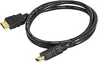 Vista 2 de STEREN 517-306BK - Cable HDMI de alta velocidad con Ethernet (6 pies), color negro